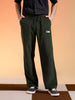 Olive Lining Pattern Plain Corduroy Pants