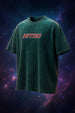 NITRO Oversized Acid Washed Graphic Back Printed Exclusive T-shirt