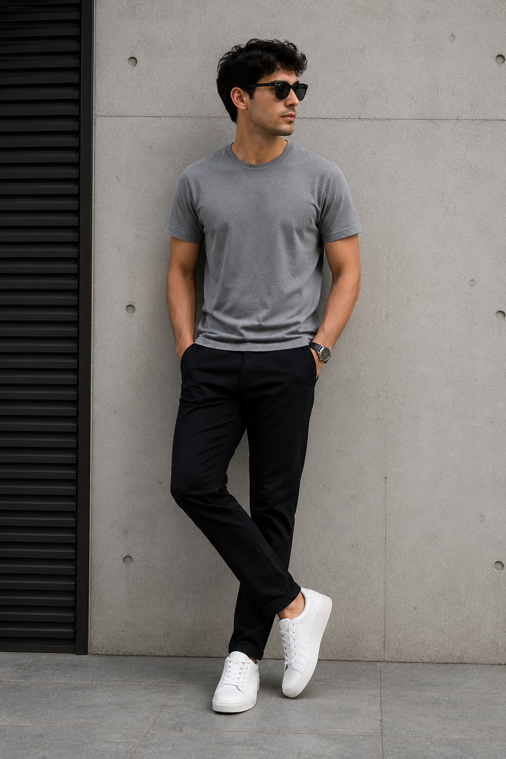 Grey T Shirt Combination Pant