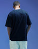 Navy Plain Oversized T-shirt