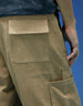 Beige Bellow Pocket Woven Cargo Pant