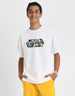 Starwar White Oversized Graphic Back Printed Boys T-shirt