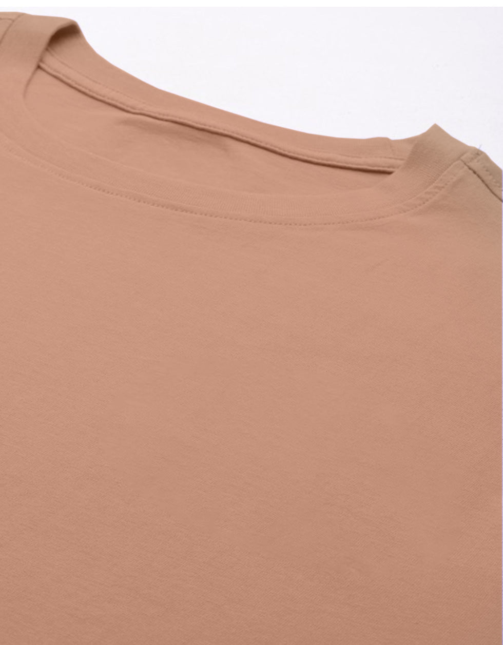 Cork Plain Full Sleeves Regular Fit T-shirt