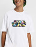 Starwar White Oversized Graphic Back Printed Boys T-shirt