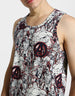 Multicolor Printed Gym Vest