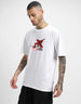 Hey Folks! Marvel Super Hero White Oversized Deadpool T-Shirt