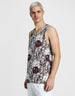 Multicolor Printed Gym Vest