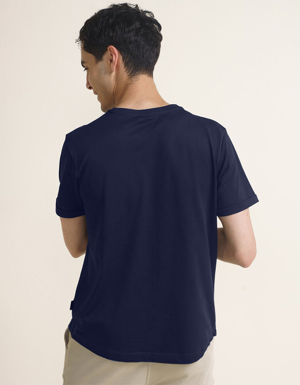 New York Navy Regular Fit Printed T-shirt