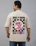 Sour Roar Oversized Back Graphic Plus Size Printed Tshirt