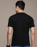 Boston Black Regular Fit Printed T-shirt