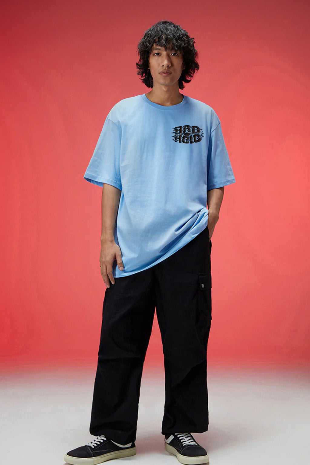 Bad Acid Dutch Canal Oversized Puff Printed Exclusive T-shirt