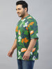 Green Palm leaf Floral Plus Size All Over Printed Regular Tshirt