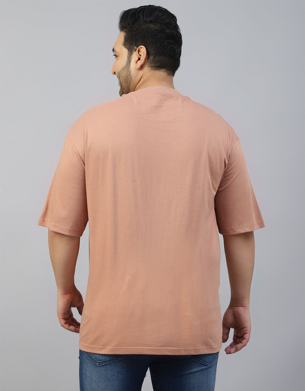 Cork Solid Plus Size Oversized T-shirt