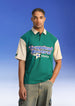 Tropical Racers Green Oversized  Exclusive Polo T-shirt