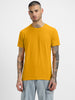 Mustard Solid Men's Tshirt