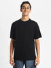 Black Oversized Plain Boys T-shirt