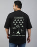 Game Over Oversized Back Printed Plus Size Tshirt