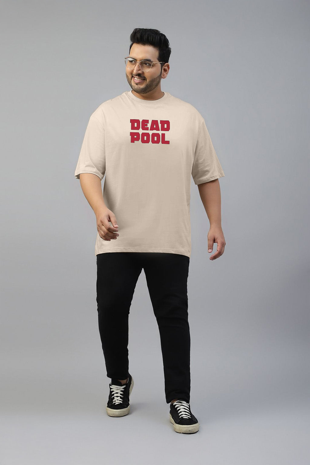 Dead Pool Swanwhite Graphic Printed Plus Size T-shirt