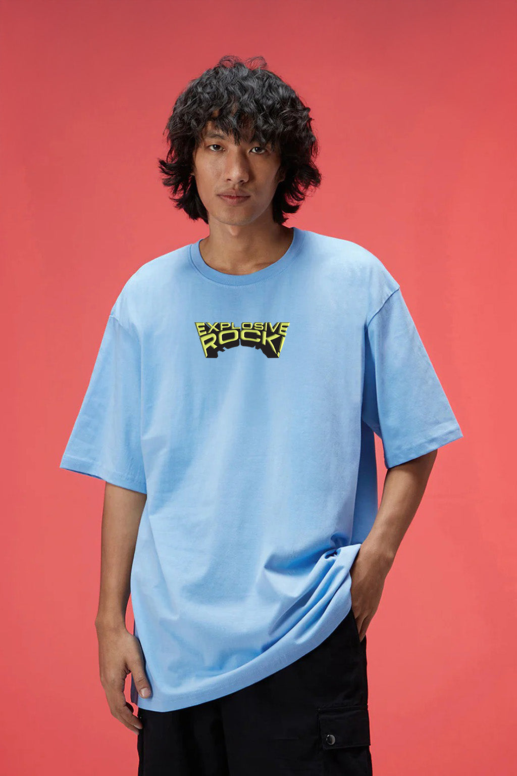 Explosive Dutch Canal Oversized Puff Printed Exclusive T-shirt