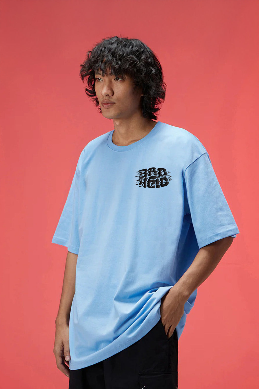 Bad Acid Dutch Canal Oversized Puff Printed Exclusive T-shirt
