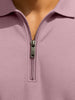 Zephyr Pique Plain Regular Fit Zipper Polo T-shirt