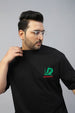 Aligator Black Graphic Printed Plus Size T-shirt
