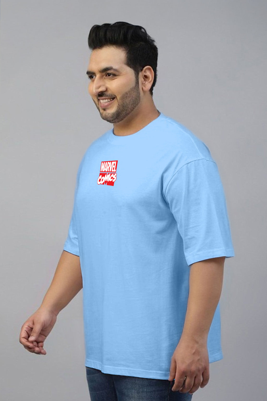 Super Heros Dutch Canal Graphic Printed Plus Size T-shirt