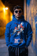 Thor Blue Front Graphic Printed Hoodie