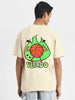 Basket Ball Swanwhite Oversized Graphic Back Printed Boys T-shirt