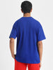 Game Over Royal Blue Oversized Graphic Front Printed Boys T-shirt