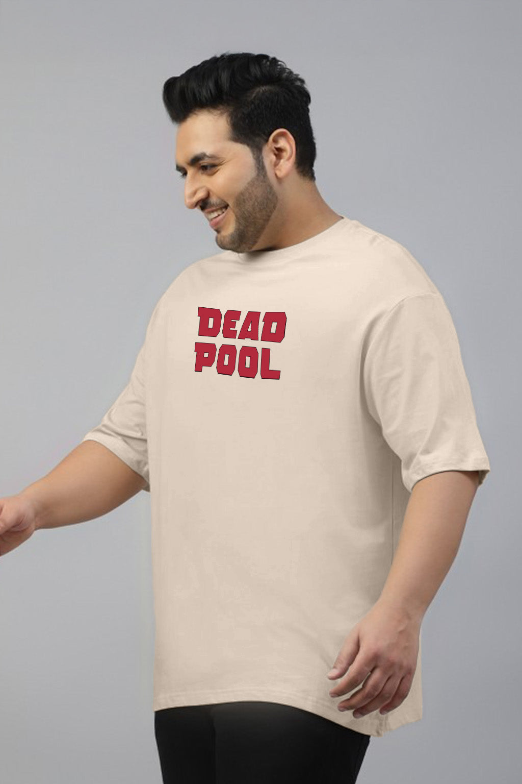 Dead Pool Swanwhite Graphic Printed Plus Size T-shirt