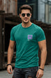 Aliens Green Regular Fit Printed T-shirt