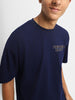 Level Up Navy Oversized Graphic Back Printed Boys T-shirt