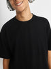 Black Oversized Plain Boys T-shirt