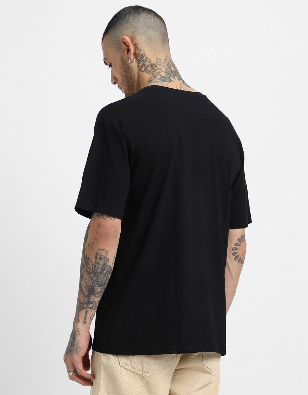 Streets Are Alive Black Oversized Tshirt
