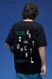 Antisocial Black Oversized Puff Printed Exclusive T-shirt