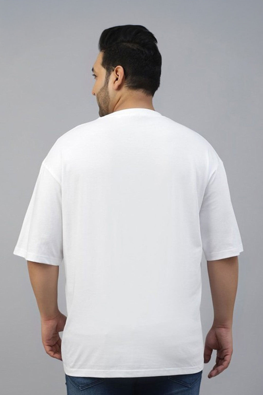 Spiderman White Graphic Printed Plus Size T-shirt