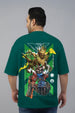 Groot Green Graphic Printed Plus Size T-shirt