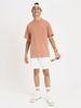 Cork Solid Oversized Boys T-shirt