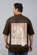 Don't Bother Brown Graphic Printed Plus Size T-shirt