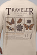 Traveler Swanwhite Graphic Printed Plus Size T-shirt