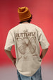 Butterfly Swanwhite Oversized Puff Printed Exclusive T-shirt