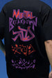 Mental Breakdown Black Oversized Puff Printed Exclusive T-shirt