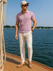 Zephyr Pique Plain Regular Fit Zipper Polo T-shirt
