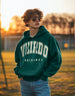 Veirdo Original Green Front Oversized Graphic Printed Hoodie
