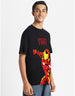 Ironman Black Oversized Graphic Front Printed Boys T-shirt