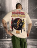 HOLY SNIKT Marvel  Super Hero Swanwhite Oversized Deadpool T-Shirt