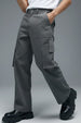 Grey Bellow Pocket Woven Exclusive Cargo Pant