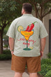 Extra Spicy Fogg Green Plus Size Printed Exclusive Shirt