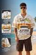 California White Oversized Printed Exclusive Shirt